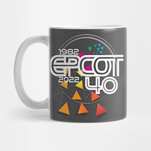 Epcot 40 - White Mug